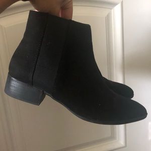 H&M Black Suede Booties